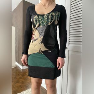 Custo Barcelona long sleeve dress